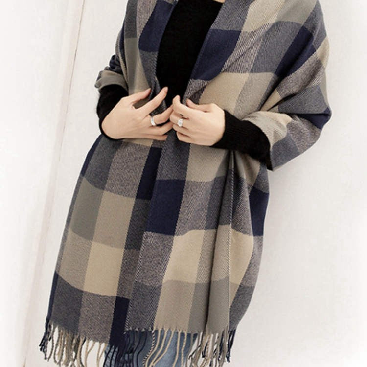 Aureline Cashmere Touch Plaid Scarf