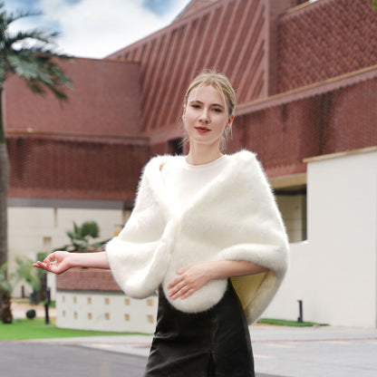 Noelle White Knit Waistcoat