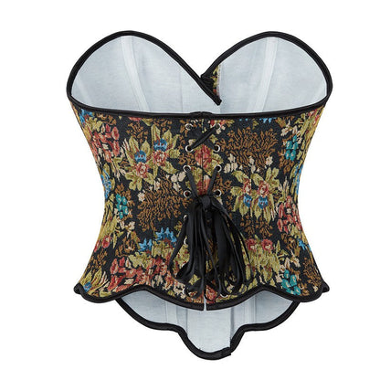 Seraphina Jacquard Corset with Fishbone Support